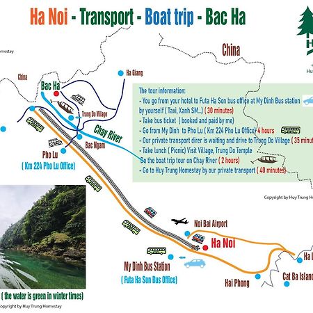 Huy Trung Homestay Bac Ha  Exteriér fotografie