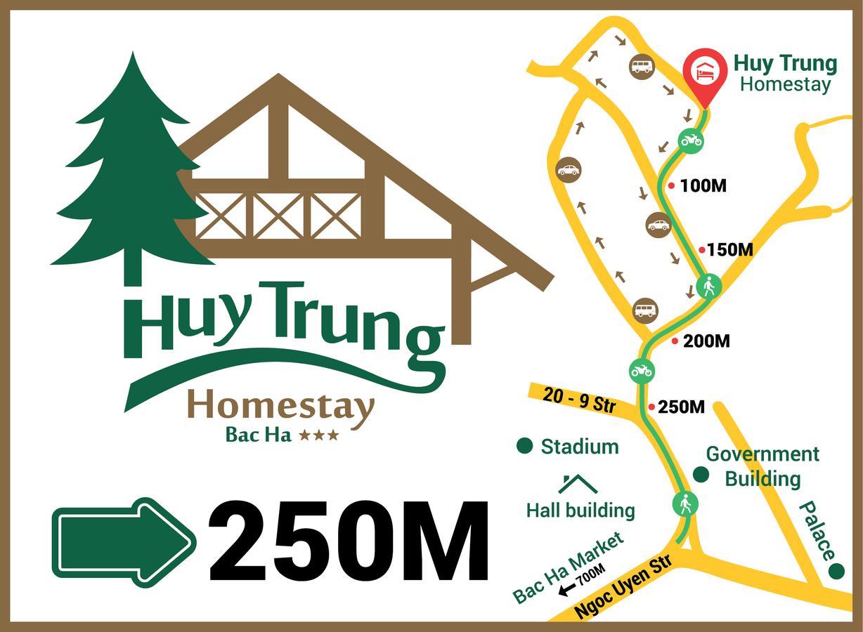 Huy Trung Homestay Bac Ha  Exteriér fotografie